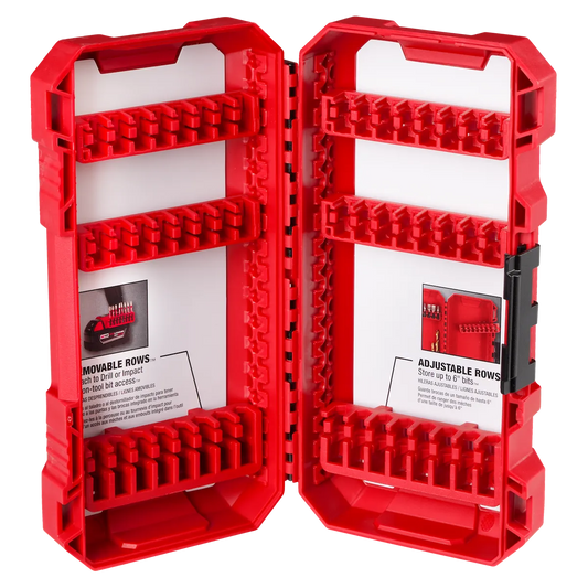 Milwaukee Customizable Medium Case for Impact Driver Accessories 48-32-9921 | Polypropylene