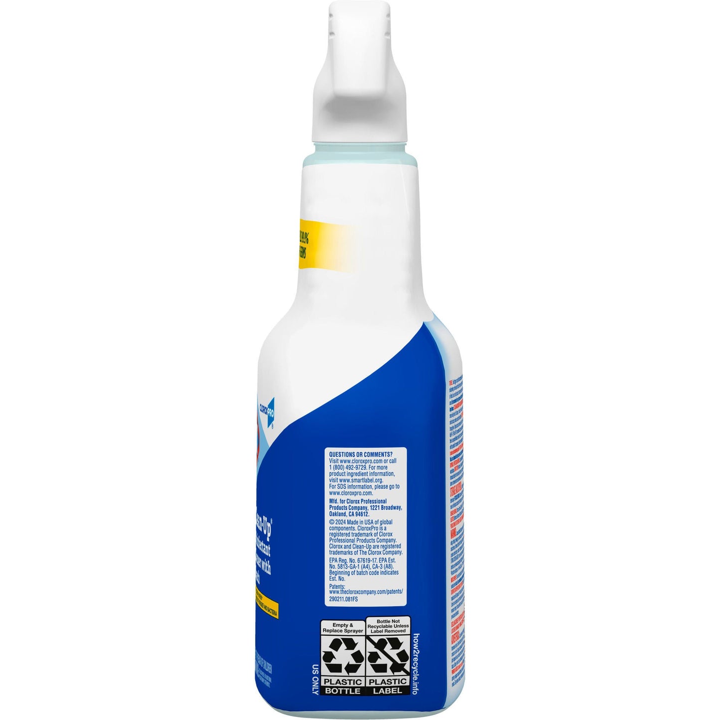 Clorox Pro™ Clean-Up® Disinfectant Cleaner w/ Bleach, spray bottle