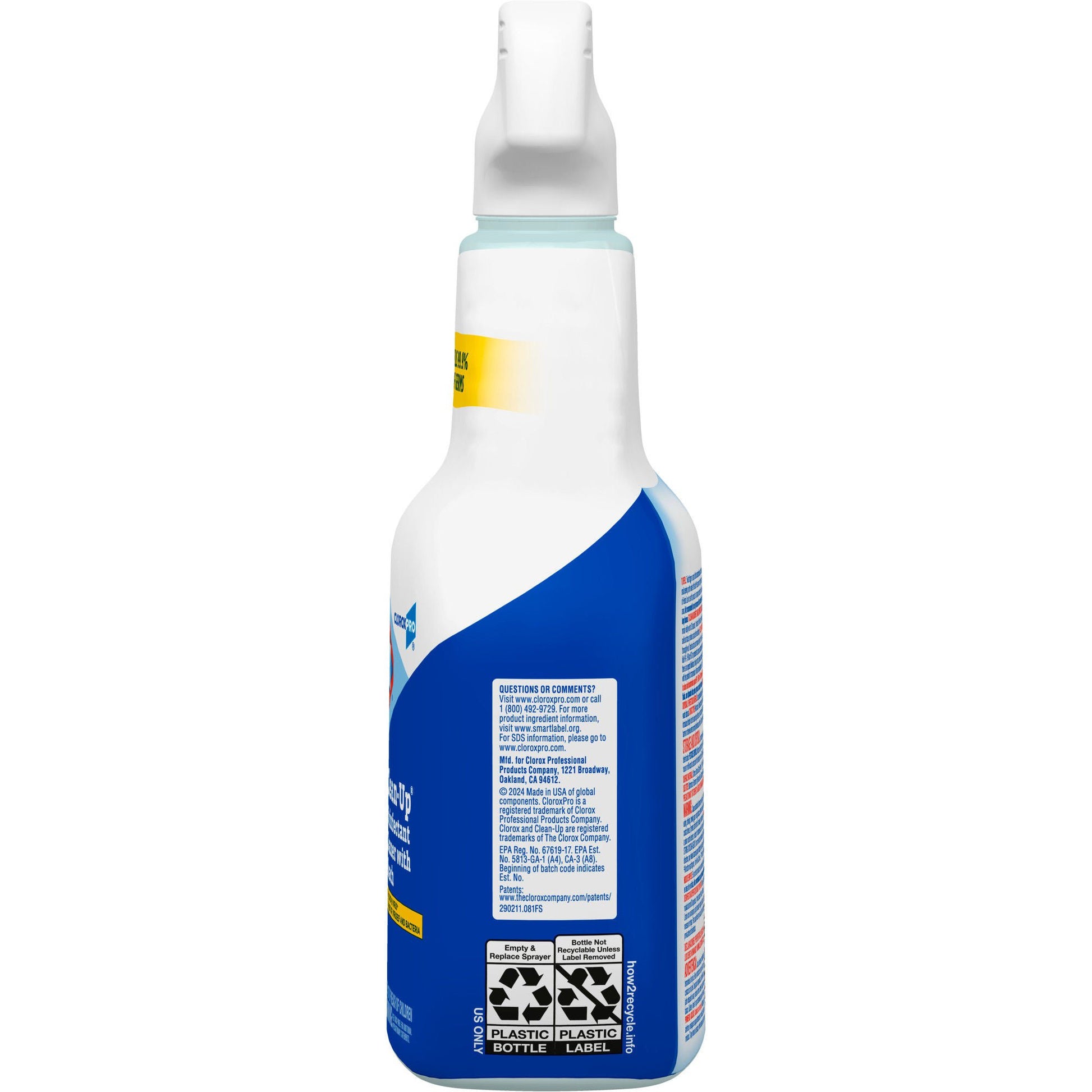 Clorox Pro™ Clean-Up® Disinfectant Cleaner w/ Bleach, spray bottle