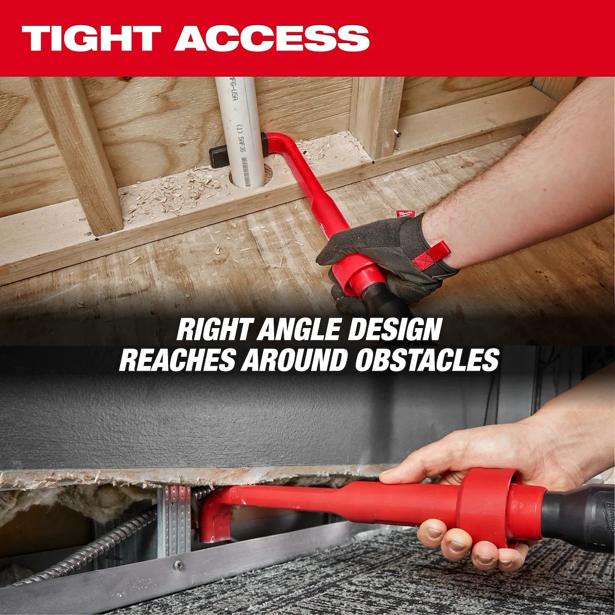 Milwaukee AIR-TIP 4-in-1 Right Angle Cleaning Tool 49-90-2026 | 6-Piece