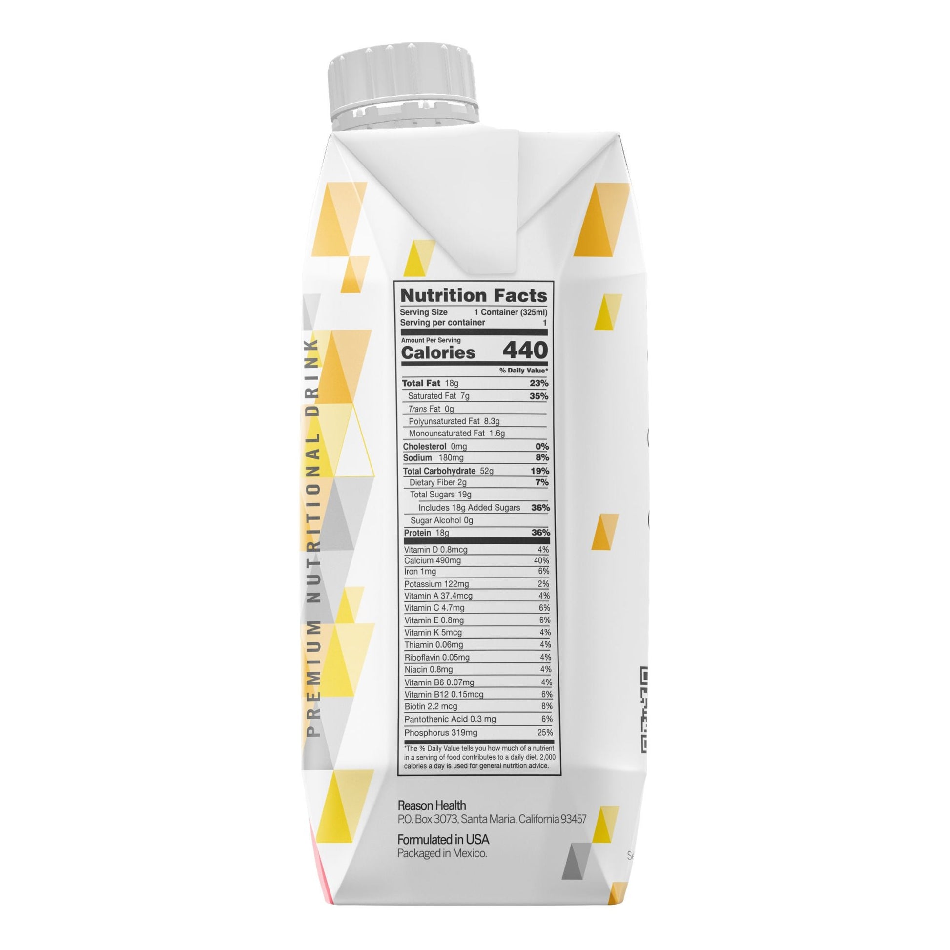 Reason™ Vanilla Premium Nutritional Drink, carton