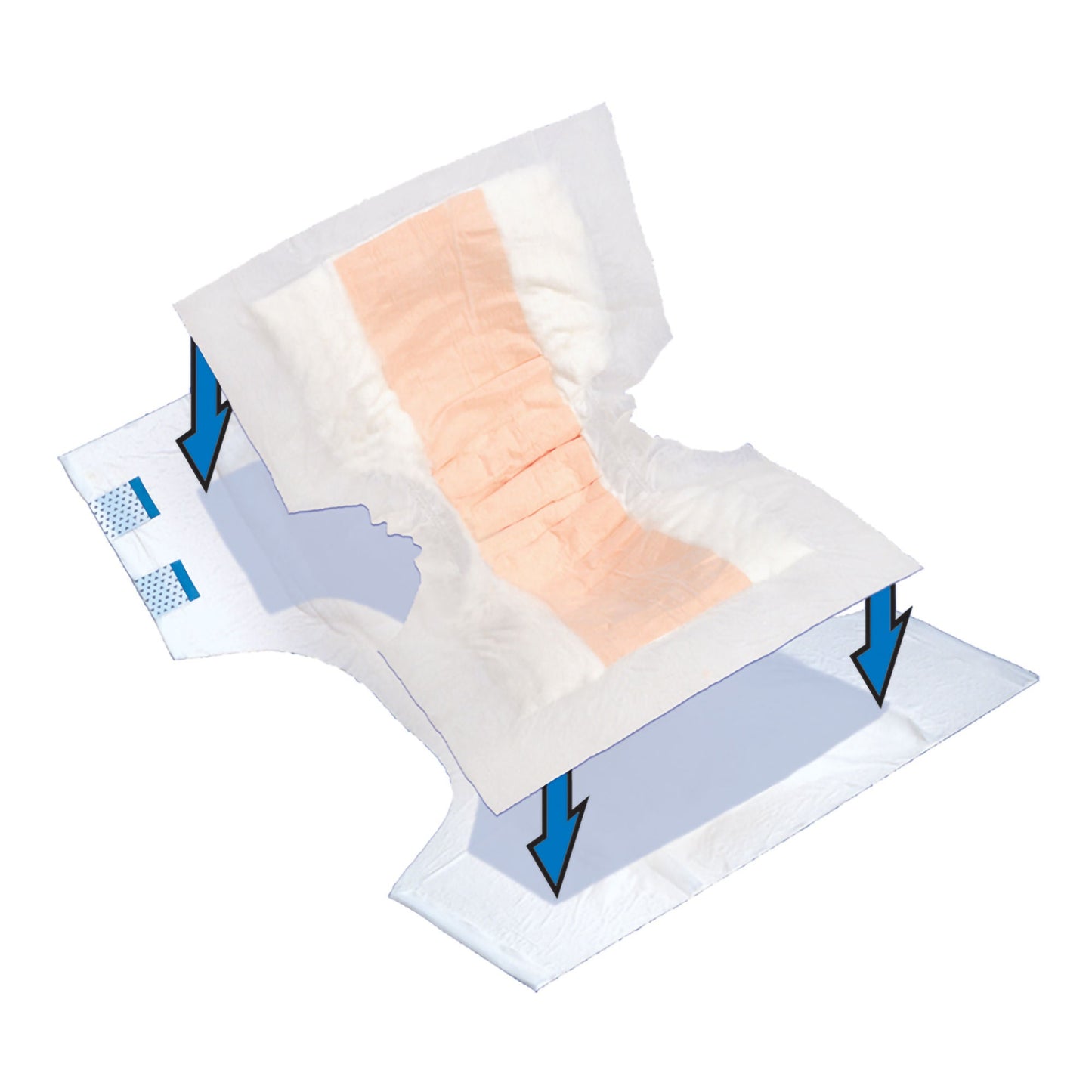 Tranquility® Top Liner® Added Absorbency Incontinence Booster Pad 13½ x 21½ Inch