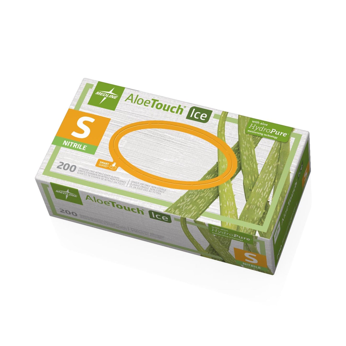 Aloetouch® Ice™ Nitrile Exam Gloves, Green - view 4