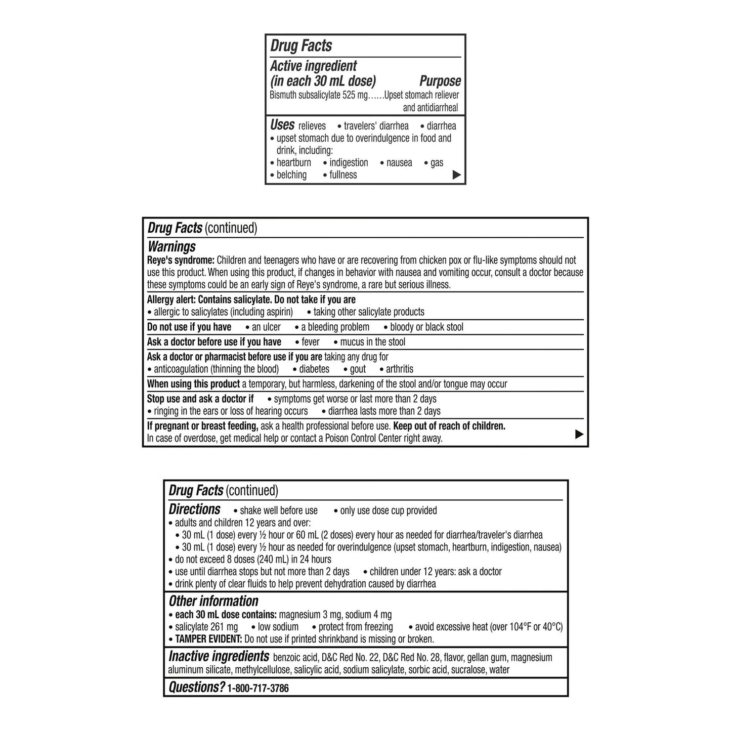 Pepto Bismol® Bismuth Subsalicylate Liquid