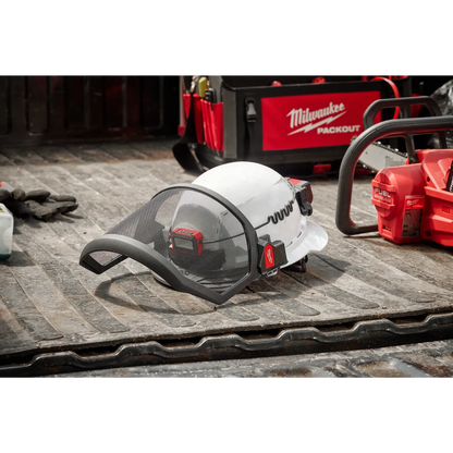 Milwaukee BOLT Full Face Shield - Metal Mesh (Compatible with Safety Helmets & Hard Hats) 48-73-1430