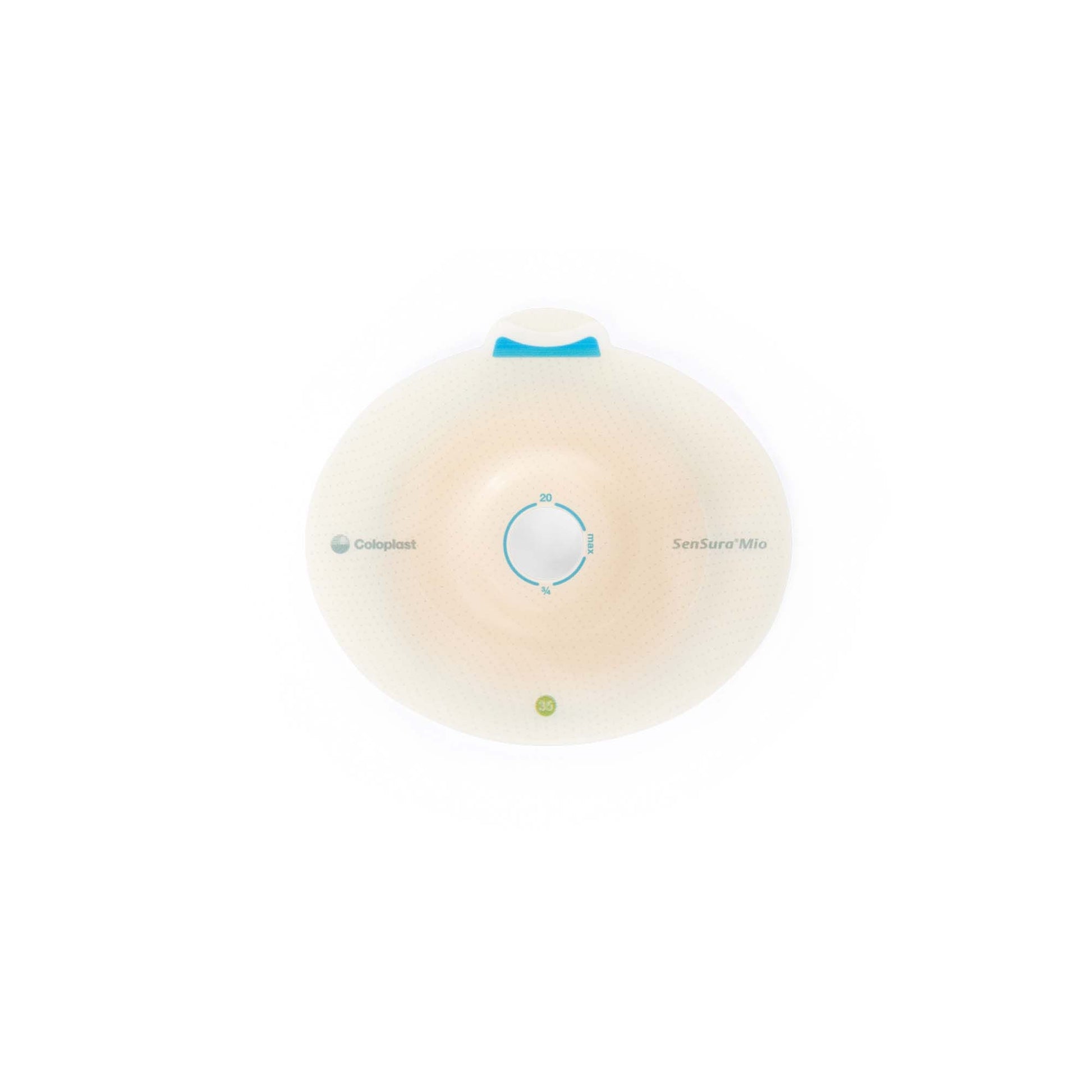 SenSura® Mio Flex Convex Light Ostomy Barrier, Stoma Opening, Red Match