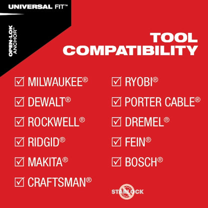 Milwaukee 5-in-1 Drywall Universal Fit Oscillating Multi-Tool Blade (1 PK) 49-25-2281 | 2 in Blade Length, High Carbon Steel
