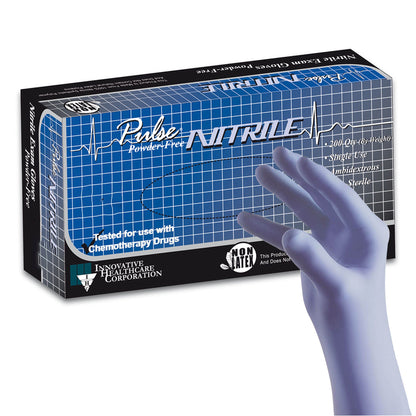 Pulse® Nitrile Exam Gloves, Aqua Blue - view 5