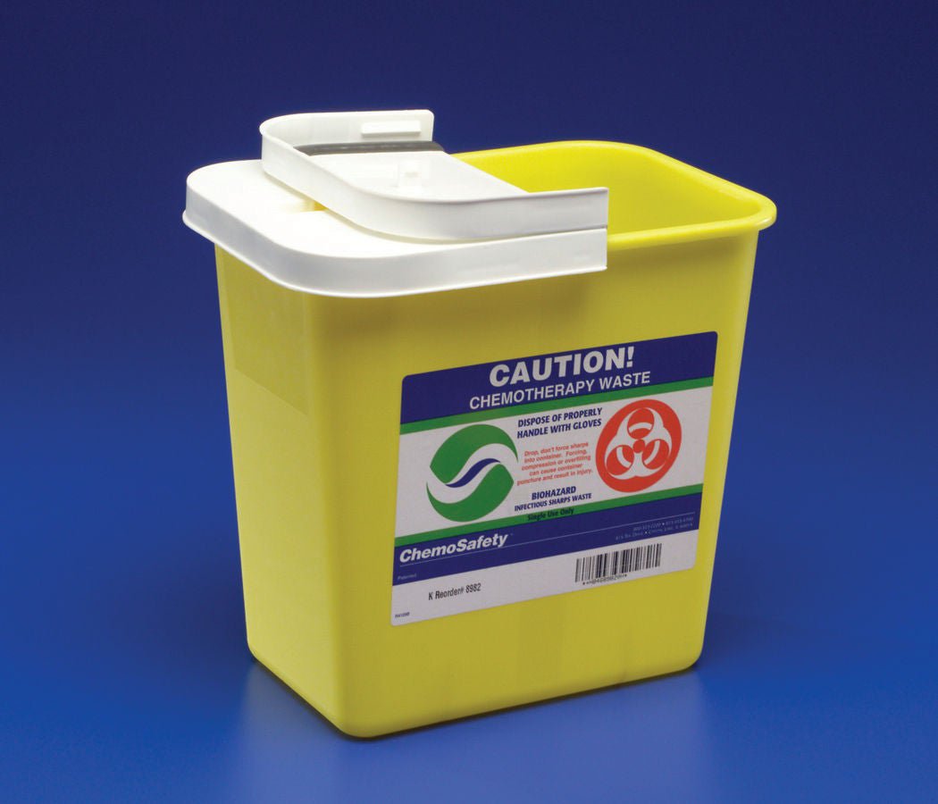 SharpSafety™ Chemotherapy Waste Container, 26 x 18¼ x 12¾ Inch