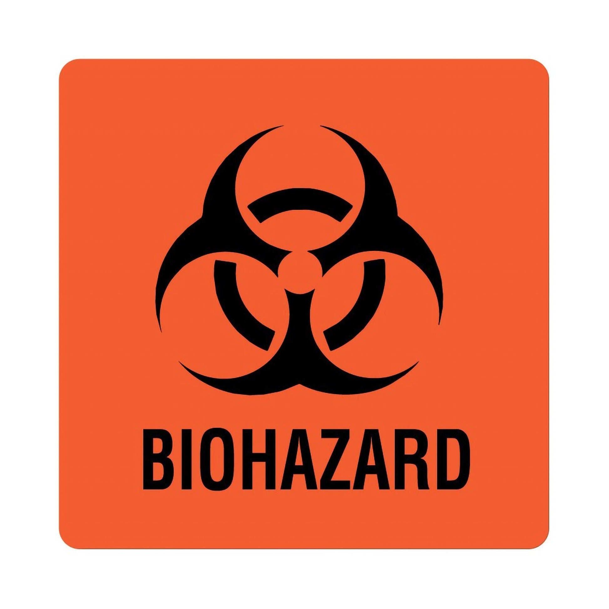 United Biohazard Warning Label
