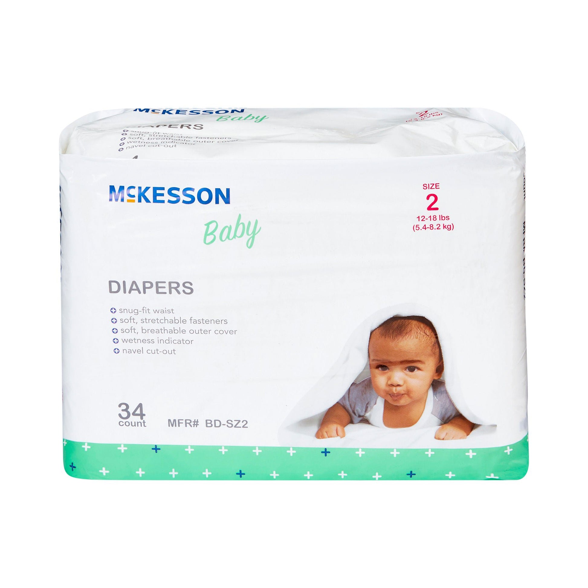 McKesson Baby Diaper, for Babies weighing 2 to 18 lbs.