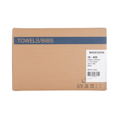 McKesson Economy Nonsterile White Procedure Towel