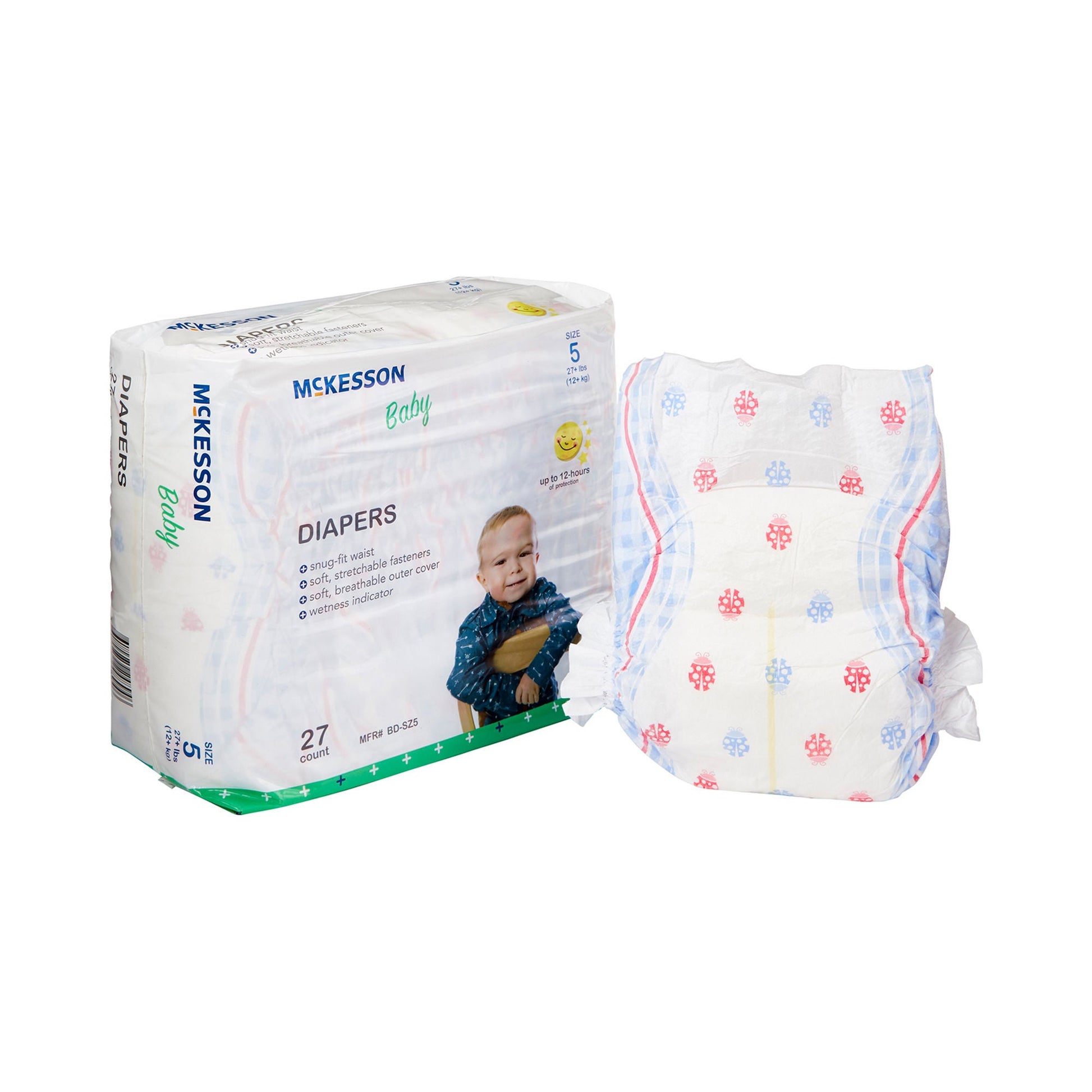 McKesson Baby Diaper, for Toddlers weighing 27+ lbs.