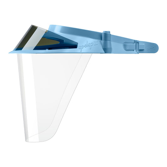Face Shield Kit Op d Op II One Size Fits Most Full Length Anti-fog Reusable NonSterile