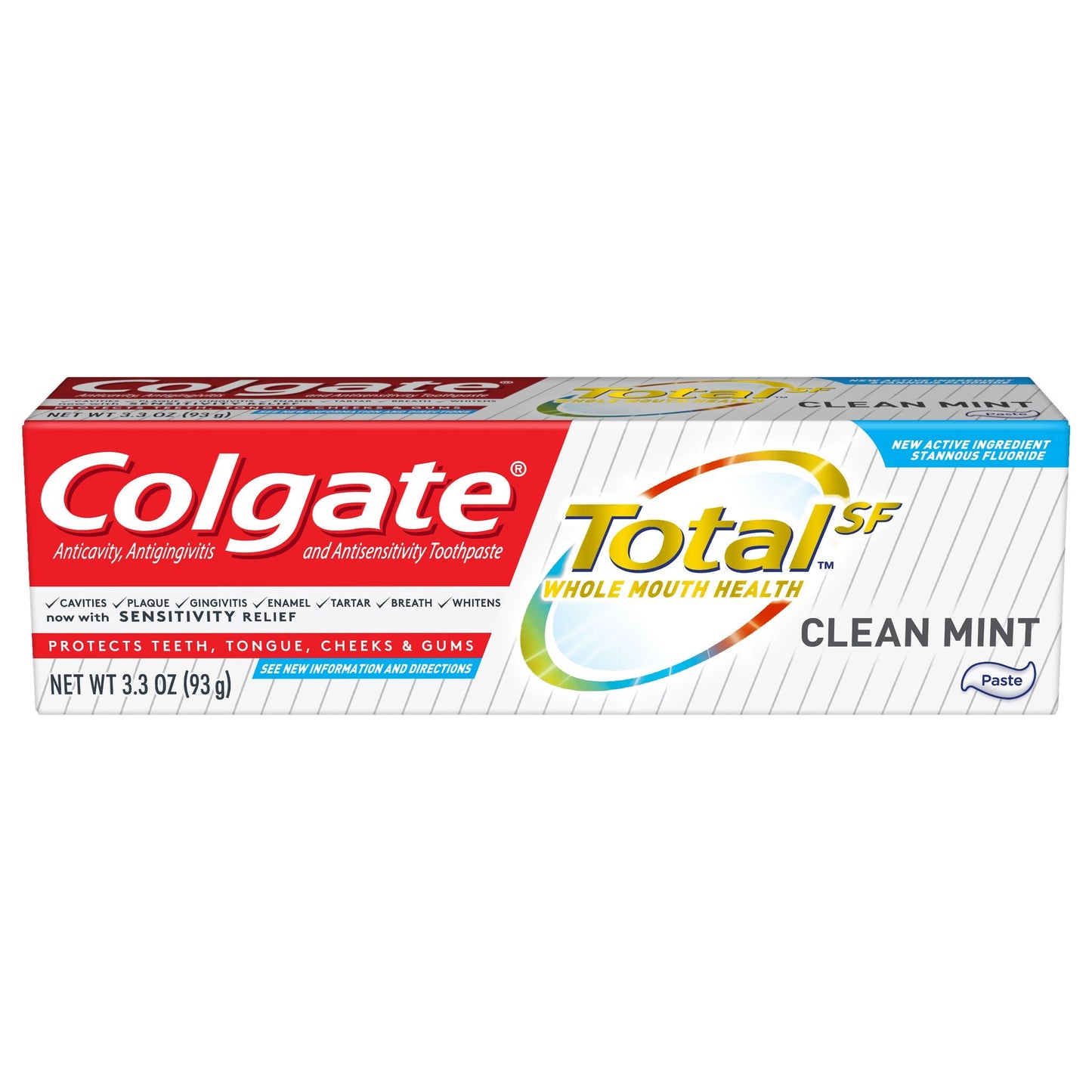 Colgate Total Toothpaste, Clean Mint Flavor, Tube