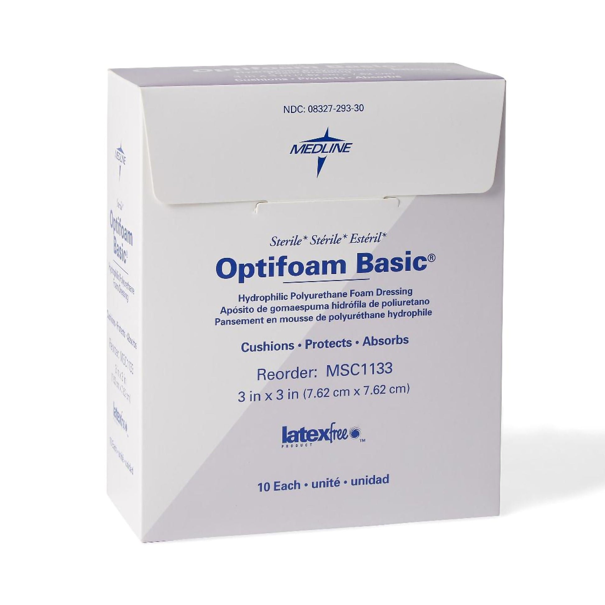 Optifoam® Basic Nonadhesive without Border Foam Dressing