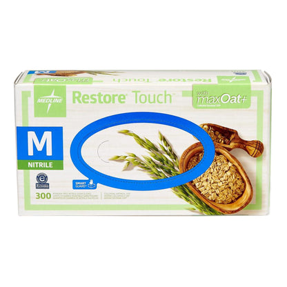 Restore® Touch Nitrile Exam Gloves, Green