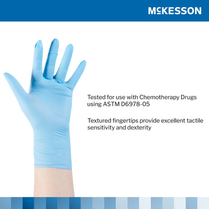 McKesson Confiderm® 4.5C Nitrile Exam Gloves, Blue - view 4