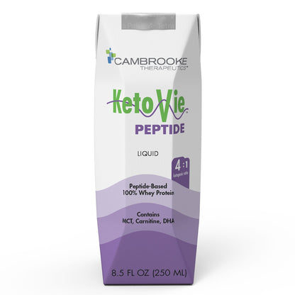 KetoVie™ Peptide 4:1 Ketogenic Medical Food, carton