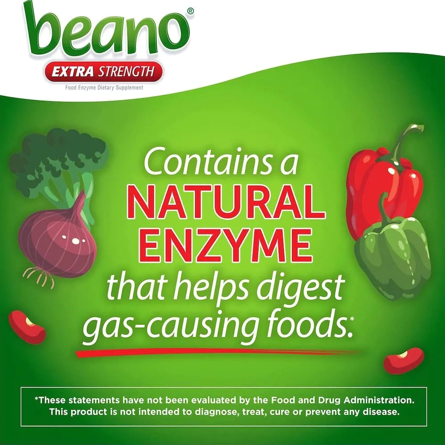 Beano® Extra Strength Food Enzyme Tablets