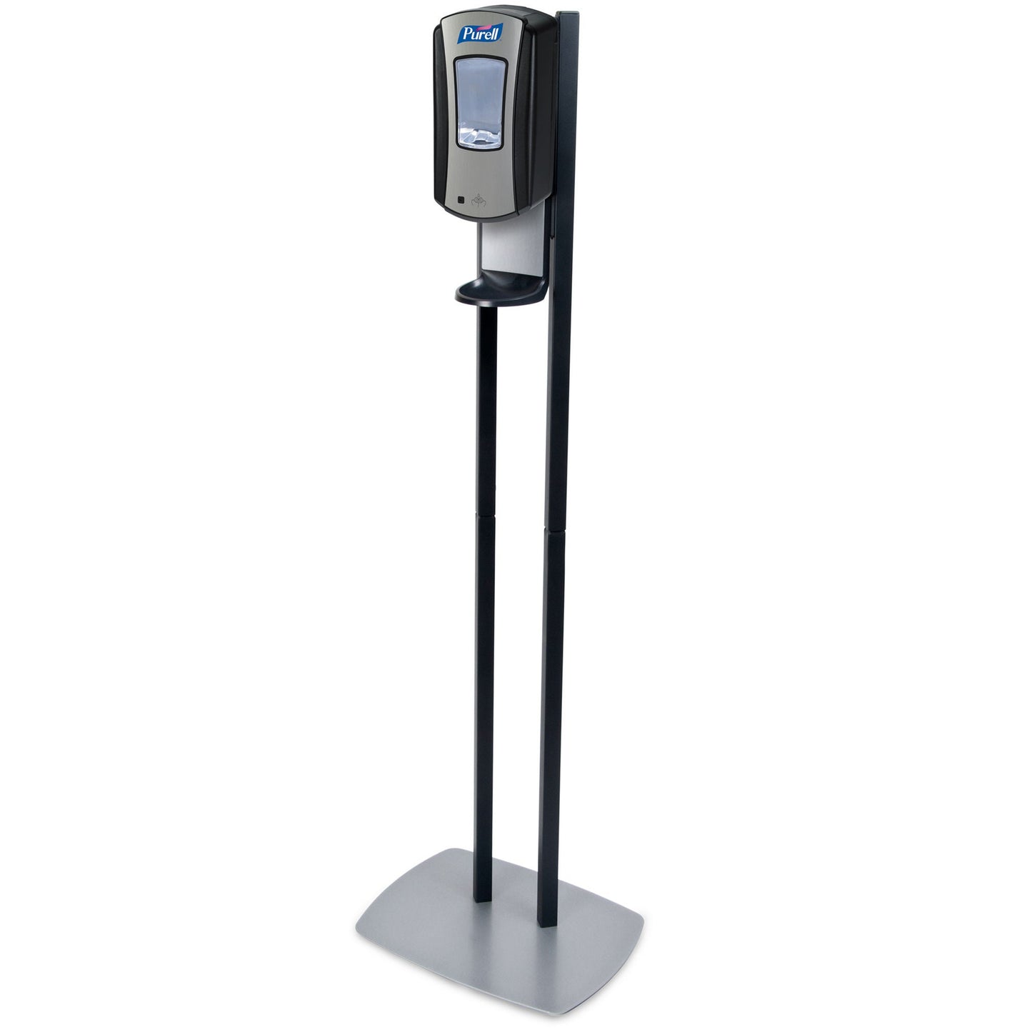 PURELL LTX-12 Hand Hygiene Dispenser Floor Stand Chrome / Black ABS Plastic Touch Free Floor Stand