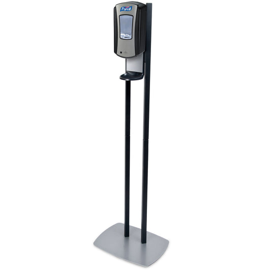 PURELL LTX-12 Hand Hygiene Dispenser Floor Stand Chrome / Black ABS Plastic Touch Free Floor Stand