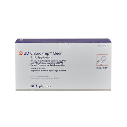 ChloraPrep Clear Skin Prep Solution Foam Applicator 2% / 70% Strength CHG (Chlorhexidine Gluconate) / Isopropyl Alcohol