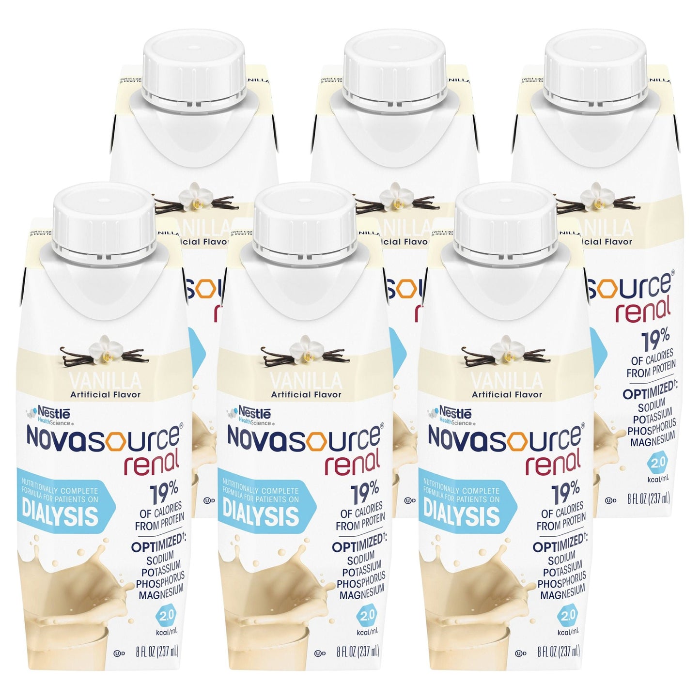 Novasource® Renal Vanilla Formula for Patients on Dialysis, Carton