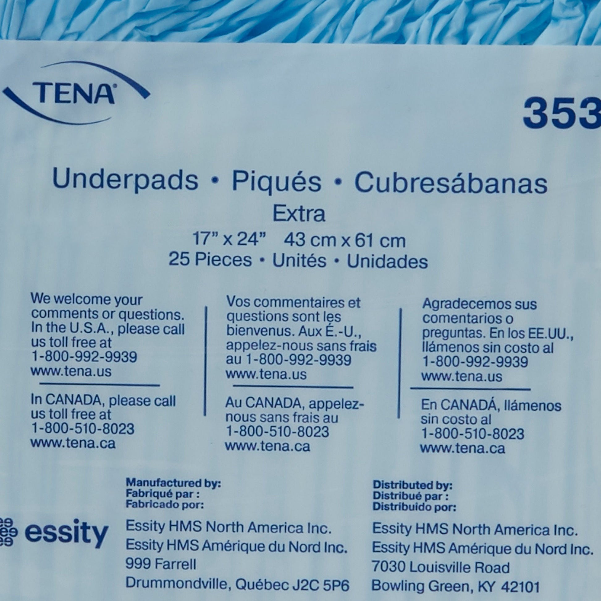 Tena® Extra Absorbent Underpad