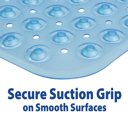 Theracare Bathtub Mat, Antifungal, Blue