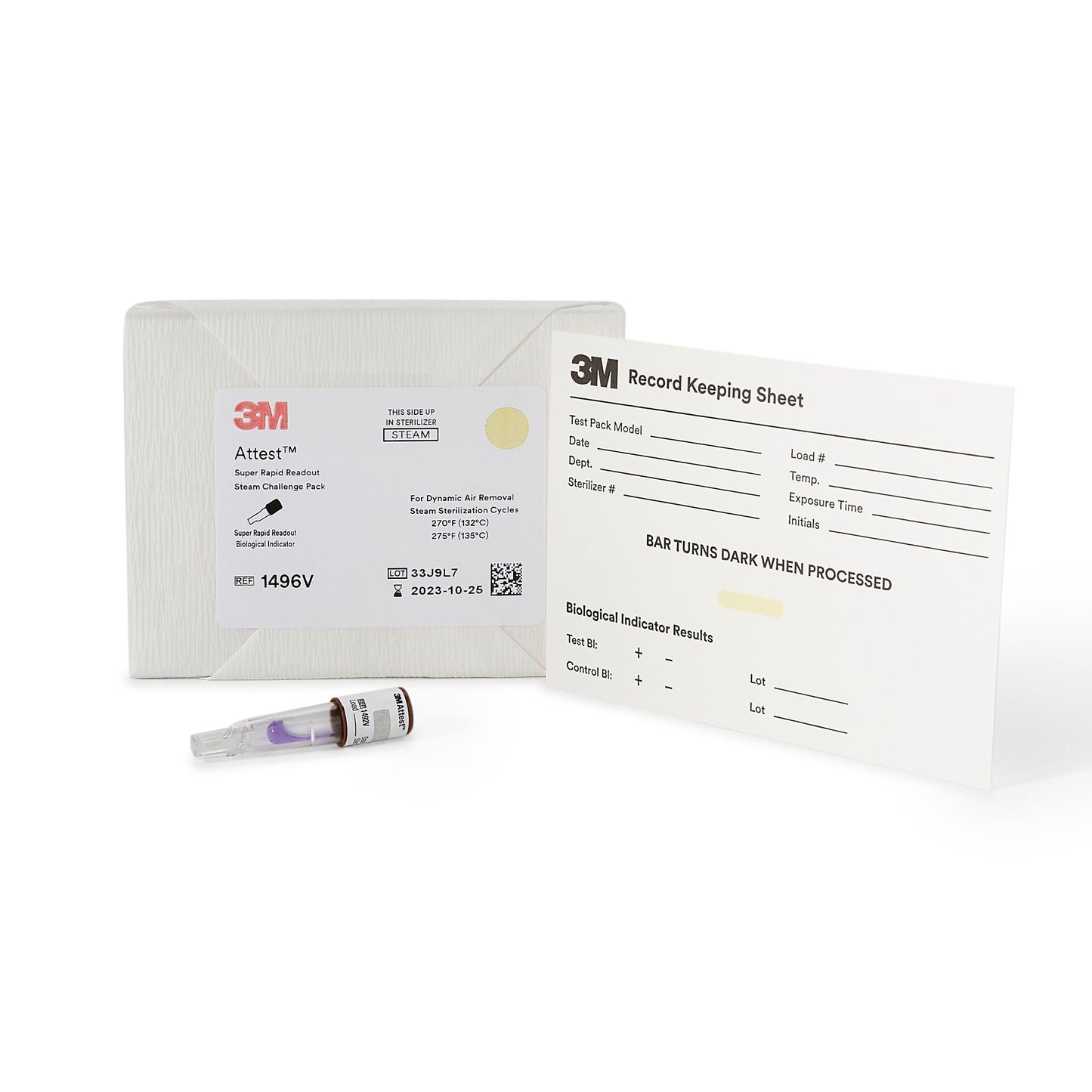 3M™ Attest™ Super Rapid Readout Sterilization BI Challenge Pack