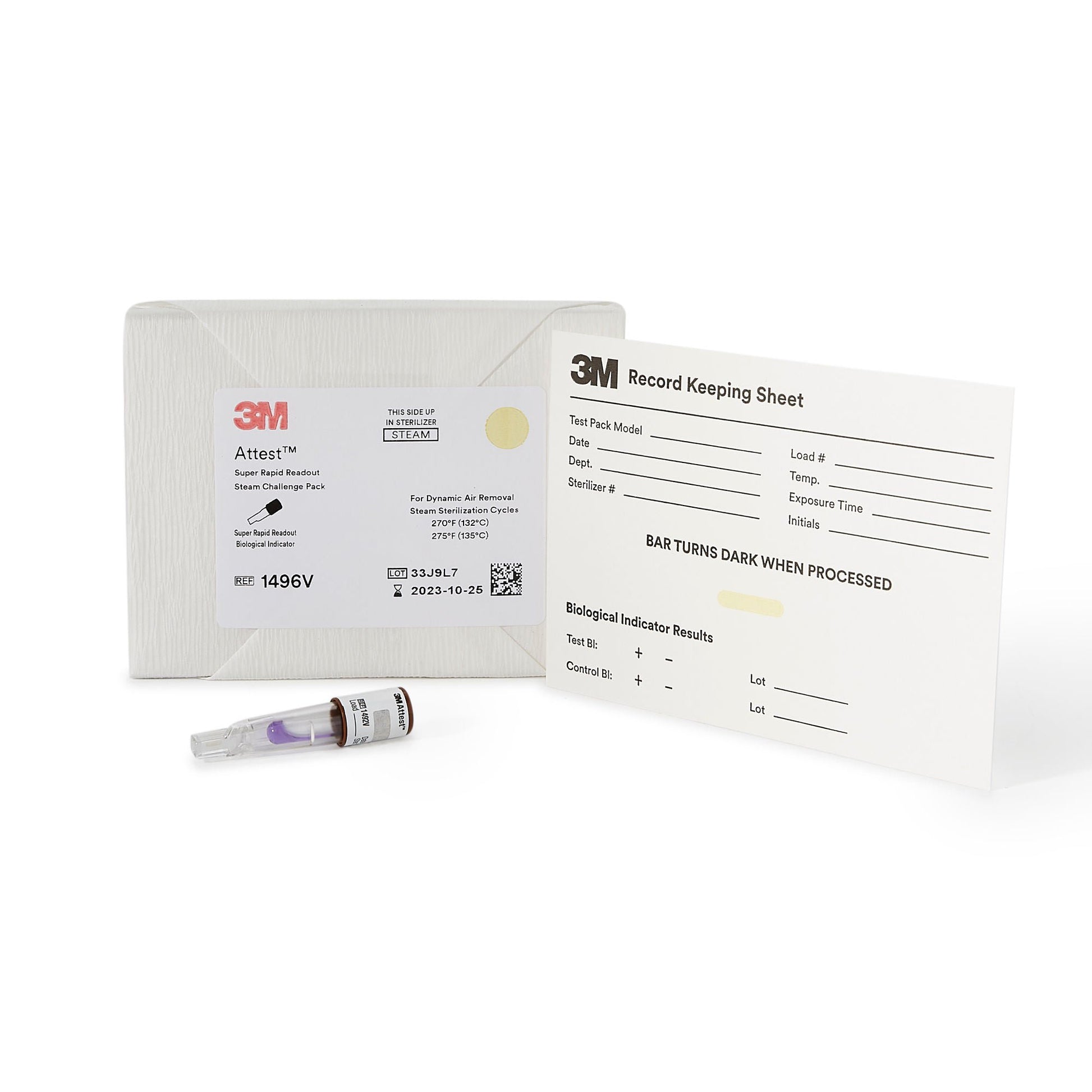 3M™ Attest™ Super Rapid Readout Sterilization BI Challenge Pack