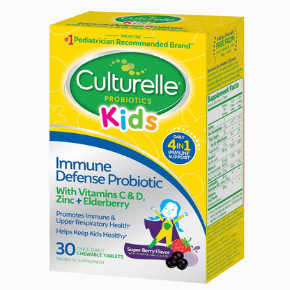 Culturelle® Kids Immune Defense Chewables, Berry Flavor