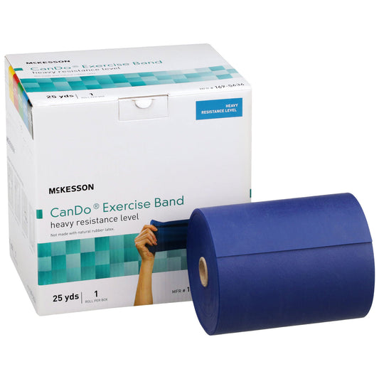 McKesson Exercise Resistance Band, Blue, Heavy Resistance