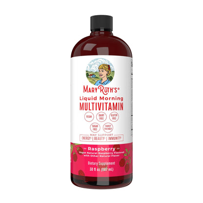 Mary Ruth's™ Liquid Morning Multivitamin, Raspberry Flavor