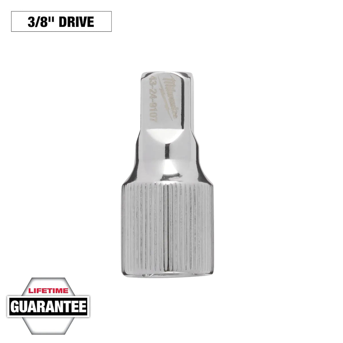 Milwaukee 3/8" Drive 1.5" Extension 43-24-9107 | 3/8 in Drive, Chrome Vanadium Steel