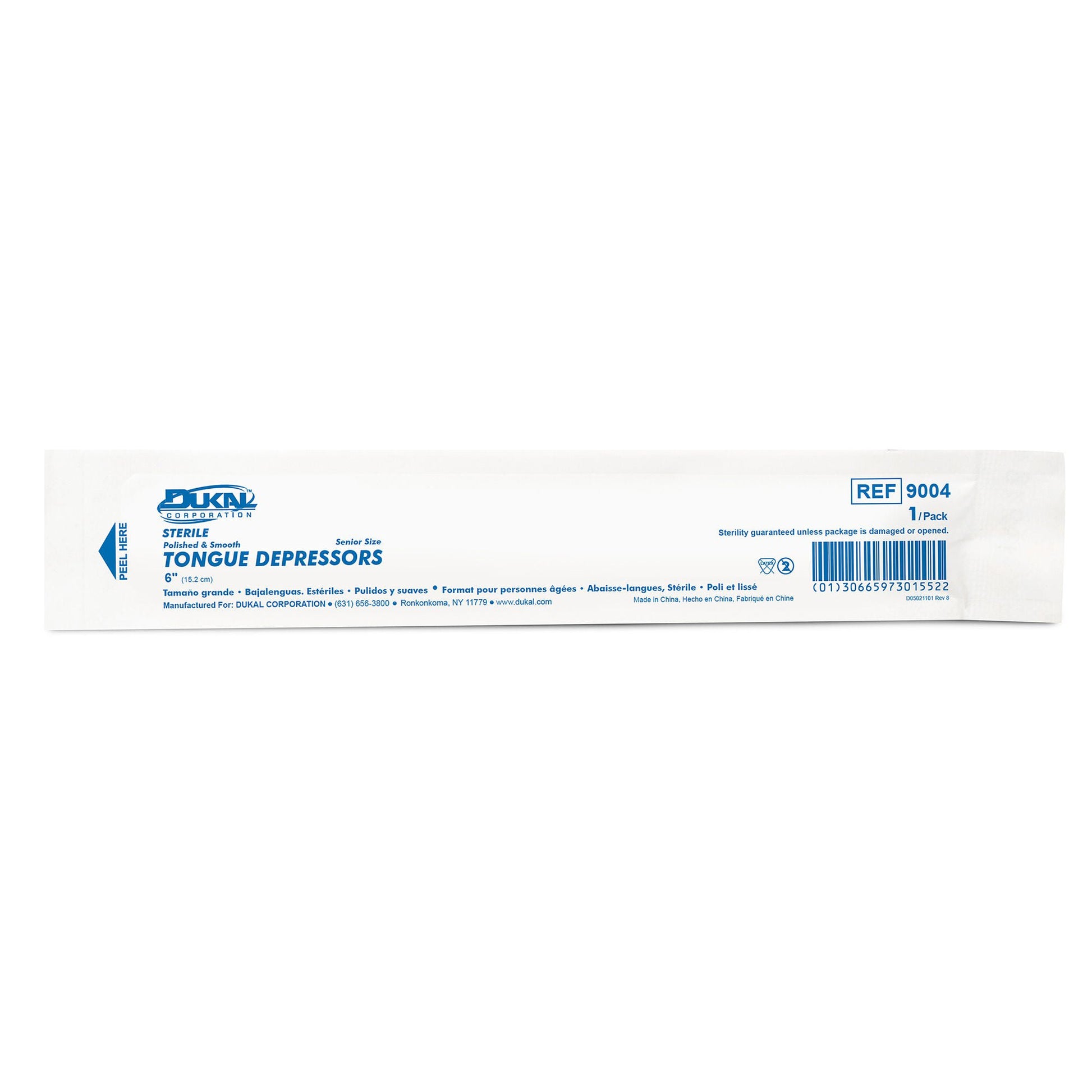 Dukal™ Individually Wrapped Tongue Depressors – Box of 100 - view 2