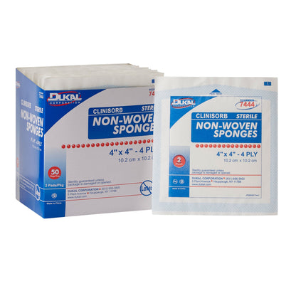 Clinisorb Sterile Nonwoven Sponge, 4-Ply