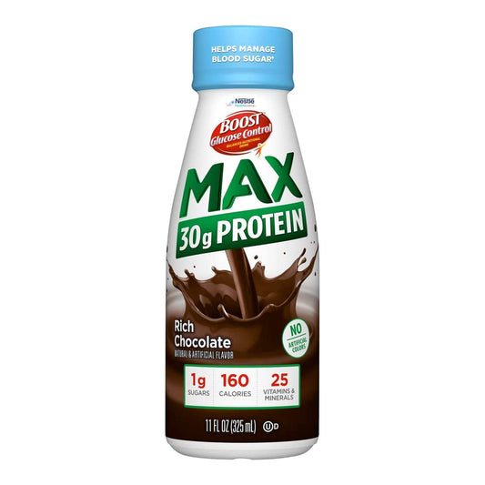 Boost® Glucose Control Max Chocolate Balanced Nutritional Drink, Bottle