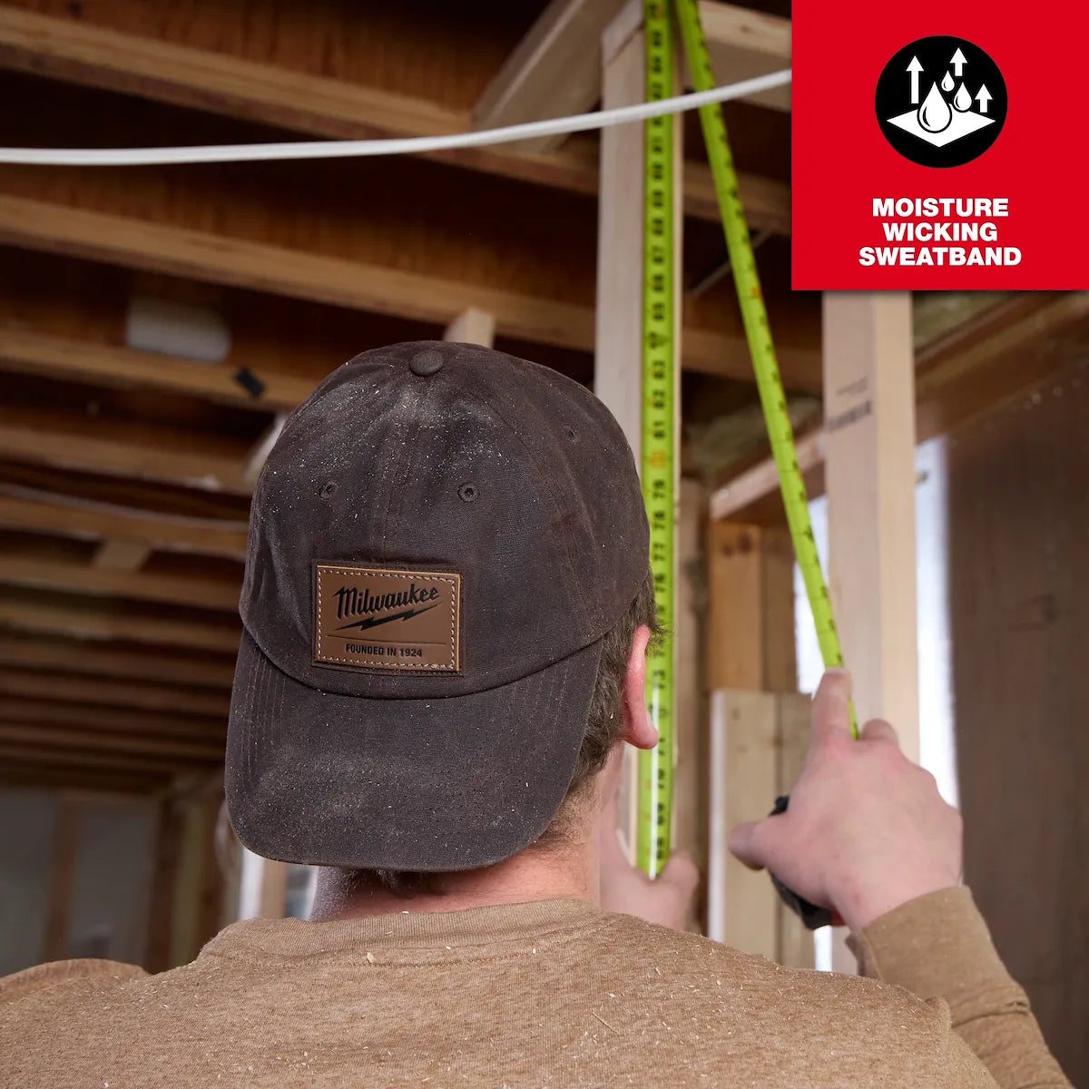 Milwaukee Waxed Canvas Adjustable Hat - Brown M772N