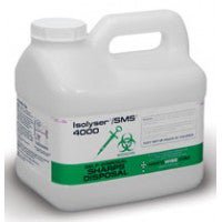 Isolyser SMS WasteWise Sharps Container Translucent Base 9-1/2 H X 6-1/2 W X 9 D Inch Vertical Entry