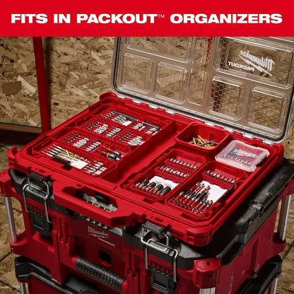 Milwaukee Customizable Small Compact Case for Impact Driver Accessories 48-32-9930 | Polypropylene