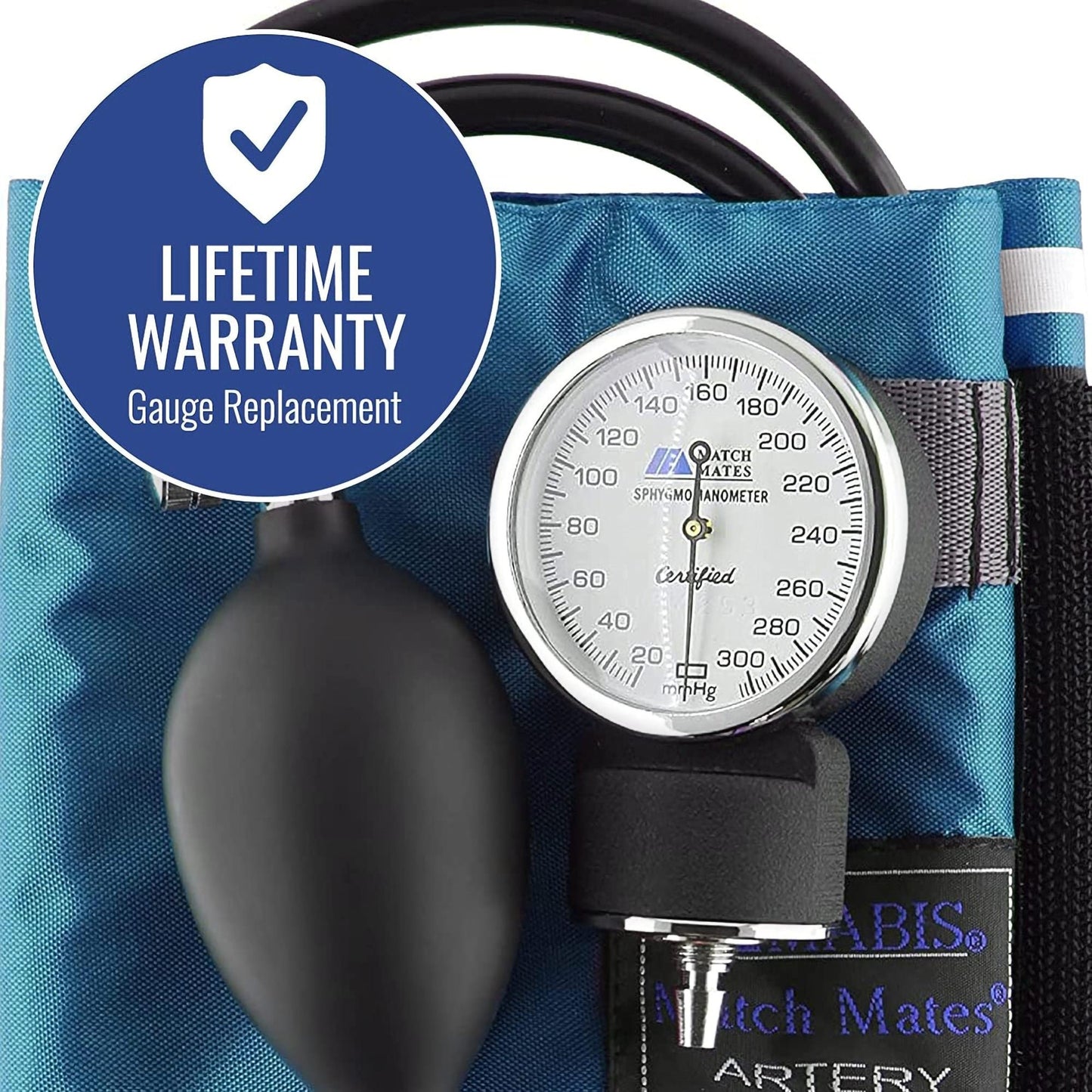 Mabis® Match Mates Manual Aneroid / Stethoscope Set, Teal