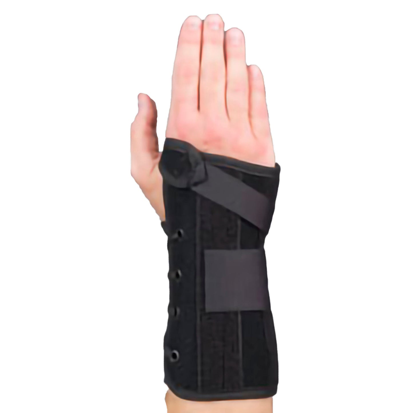 Wrist Lacer Wrist Brace Aluminum / Felt / Suede Right Hand Black
