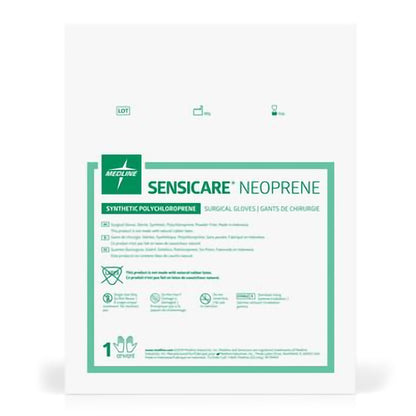 Sterile SensiCare® Neoprene Polychloroprene Surgical Gloves, Light Brown - view 6