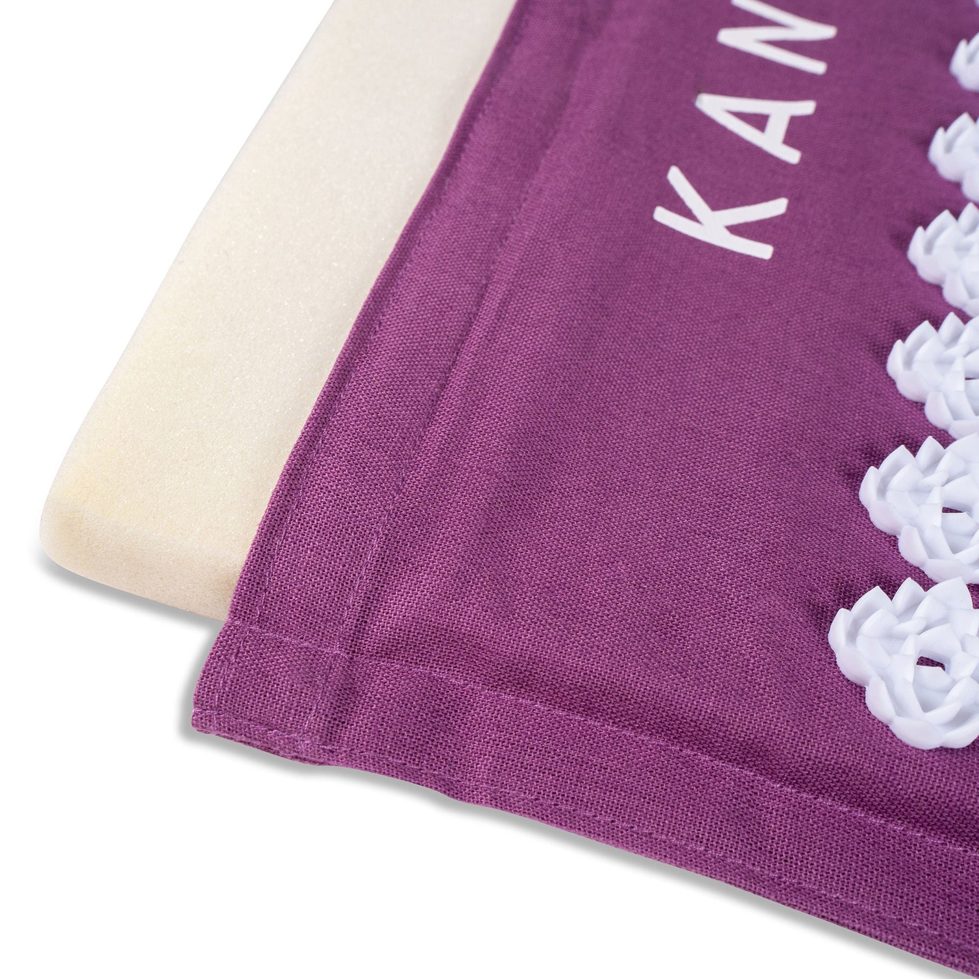 Kanjo Memory Foam Acupressure Mat Set, Purple