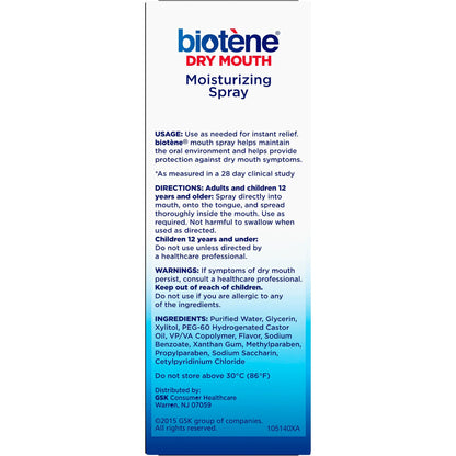 Biotène® Mouth Moisturizer, Spray Bottle