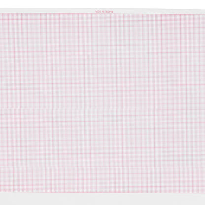 Philips ECG Recording Paper Thermal 8.5x11 Z-Fold Red Grid M3707A