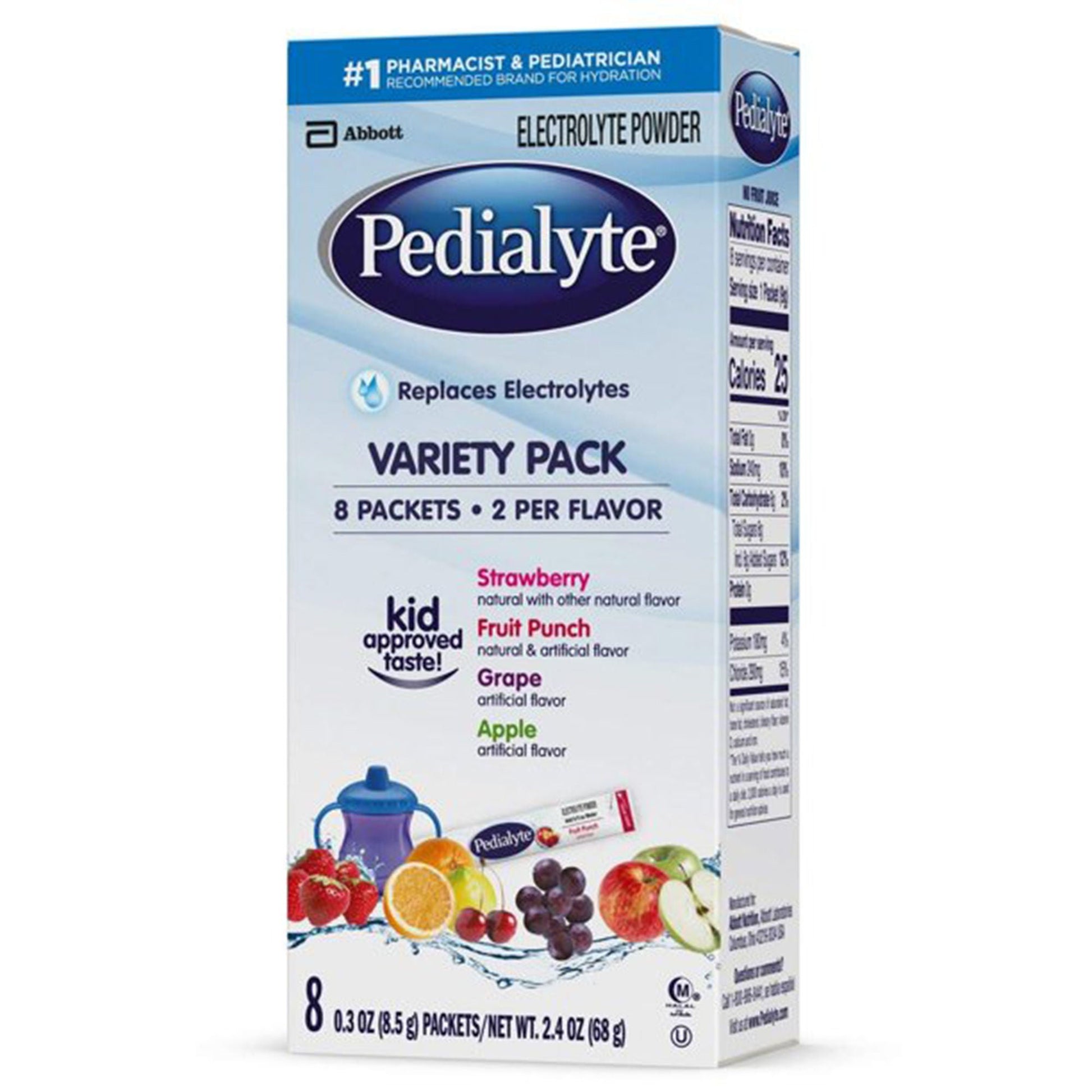 Pedialyte® Electrolyte Powder, Assorted Flavors