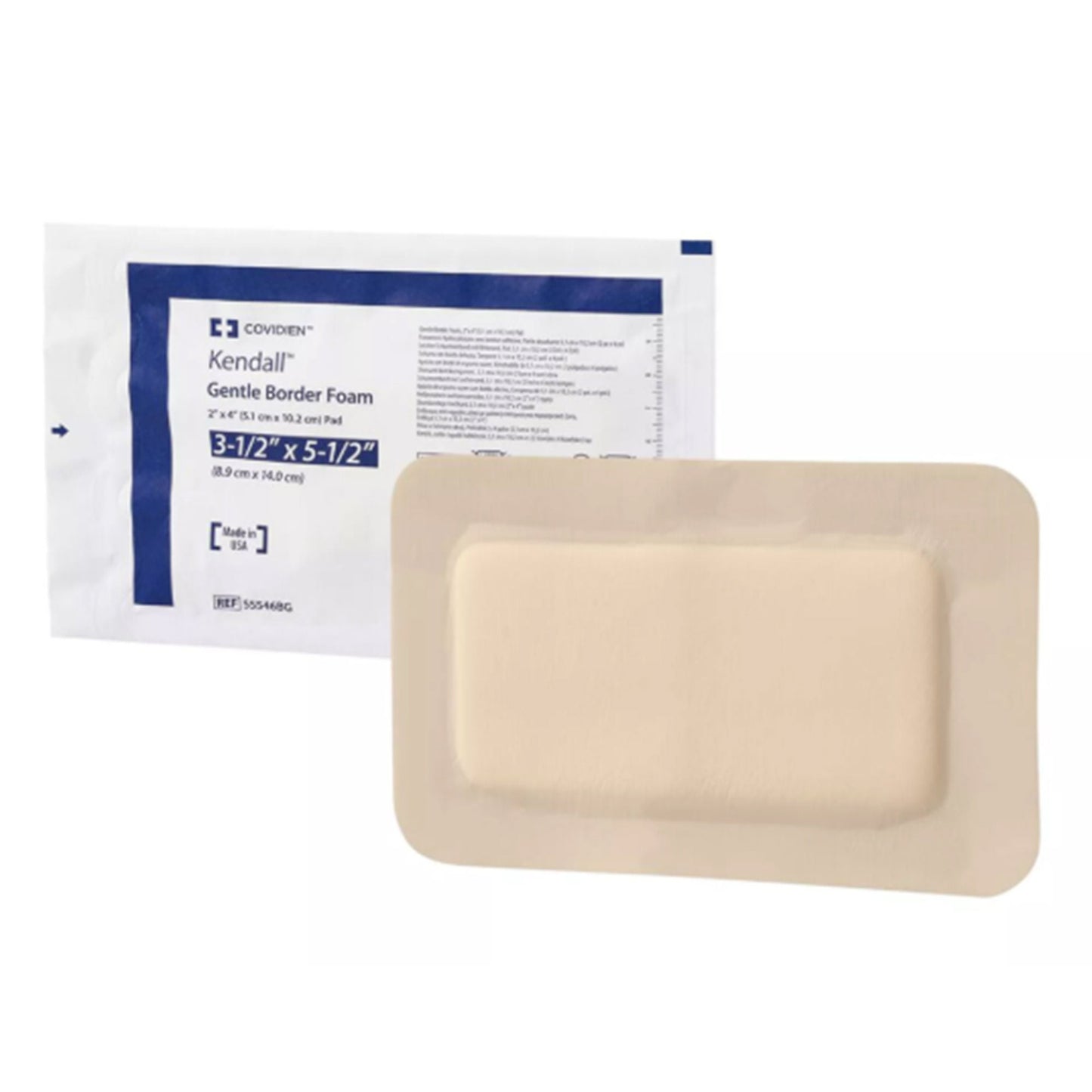 Kendall™ Gentle Bordered Foam Dressing with Silicone Adhesive